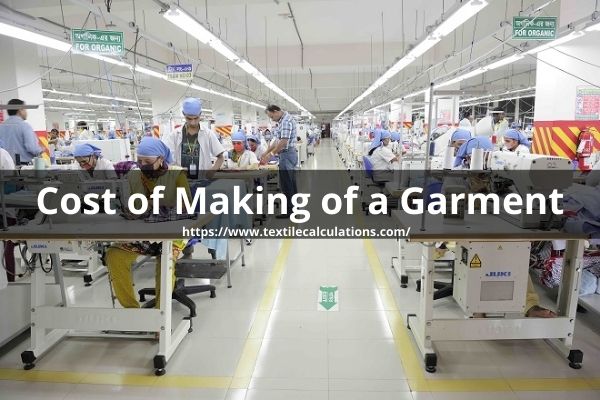 Cost of Making of a Garment