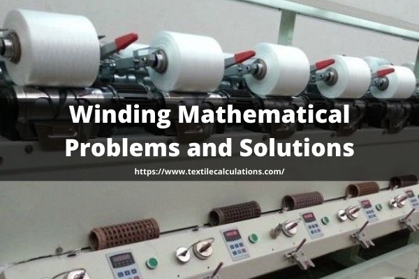 Winding Mathematical Problems and Solutions