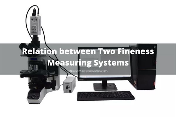 Relation between Two Fineness Measuring Systems